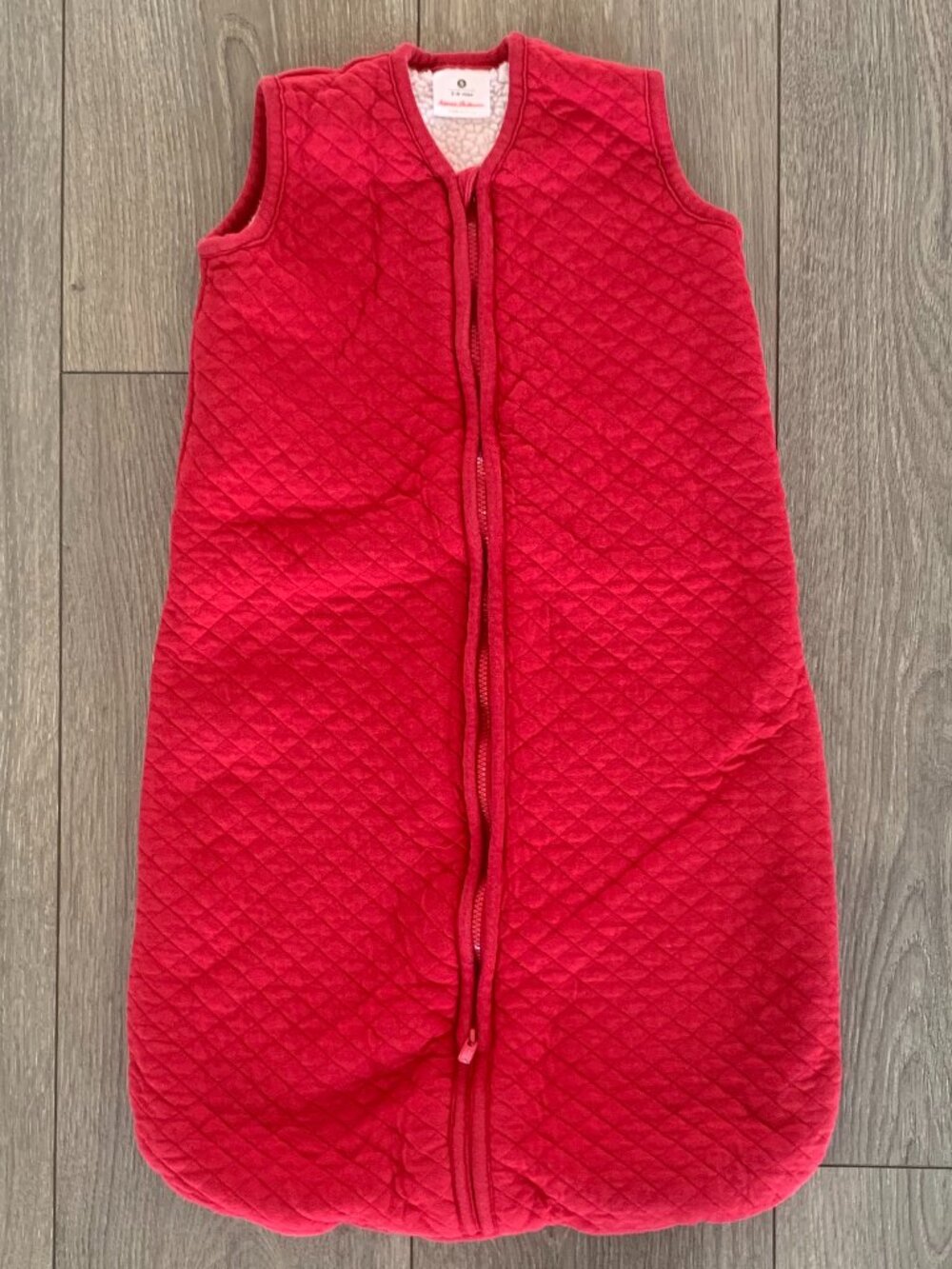 Hanna Andersson Red Quilted Sleep Sack Size 3-6 mos